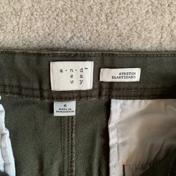 A New Day (Target) green high rise skinny pants size 6 - Picture 4 of 4